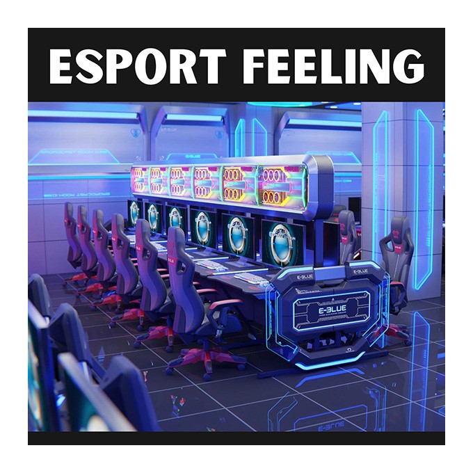 Dla gracza fotel E-blue COBRA, czerwona, Bluetooth