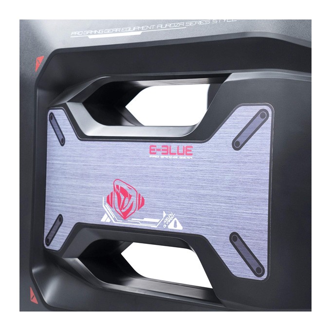 Dla gracza sofa E-blue Auroza EEC338, czarno-czerwona