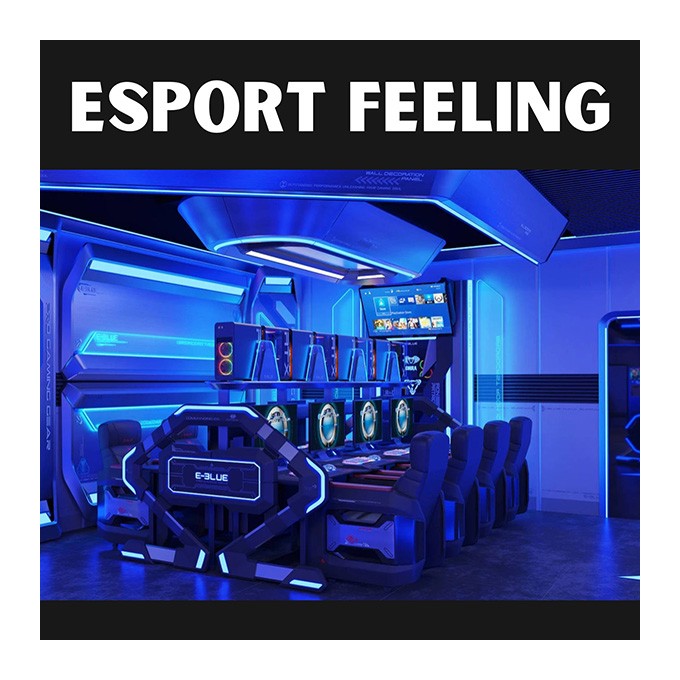 Dla gracza 2 osobowa E-blue EEC346-21, szara, EOL