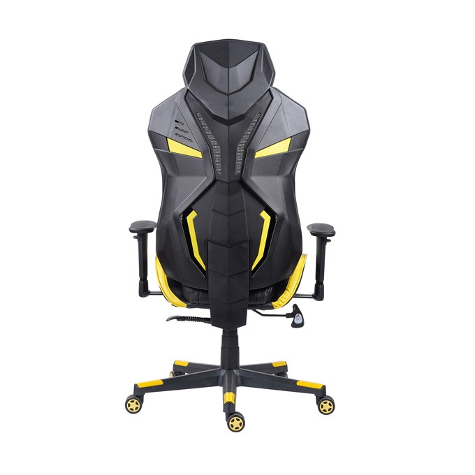 Dla gracza fotel Marvo CH-133, czarna, zagłówek i poduszka lędźwiowa