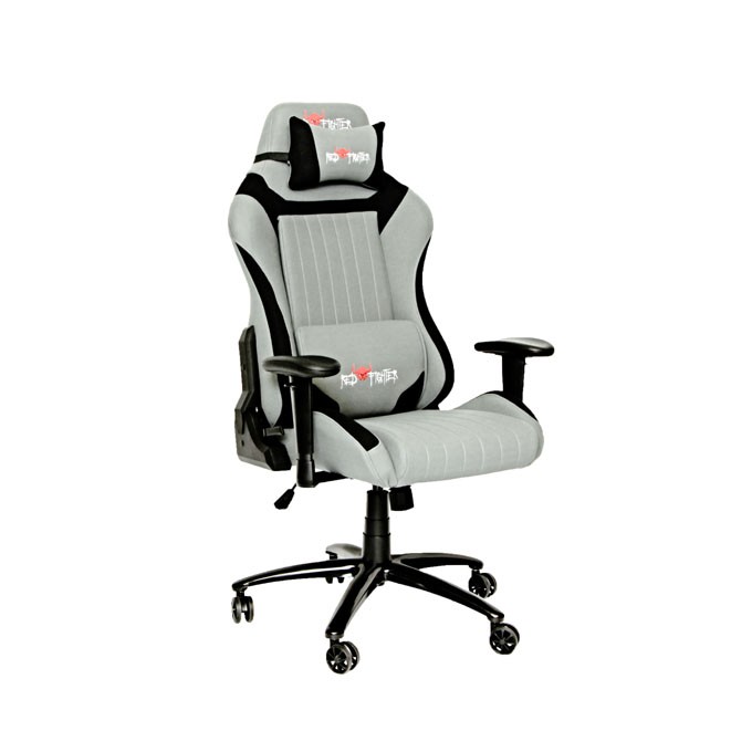 Dla gracza fotel Red Fighter C3, szara, odczepiany zagłówek