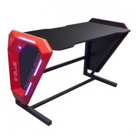 E-blue Biurko dla gracza EGT002BK, 125x62 cm, 80,8 cm, podświetlenie, II. jakość