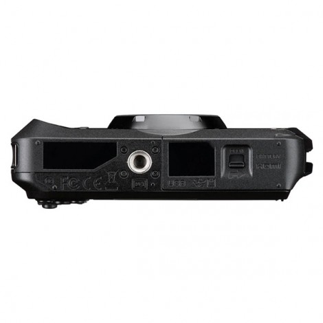 Aparat WG8 Green kompaktní, 5 - 25 mm (odpowiednik formatu 35 mm) Pentax, 20Mpx, CMOS, 01501, czarno-zielony, bardzo 