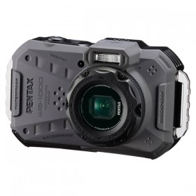 Aparat WG 1000 kompaktní, 4,9-19,6 mm (odpowiednik  35 mm, około 27-108 mm) Pentax, 13,35Mpx, CMOS, 02154, szary, 