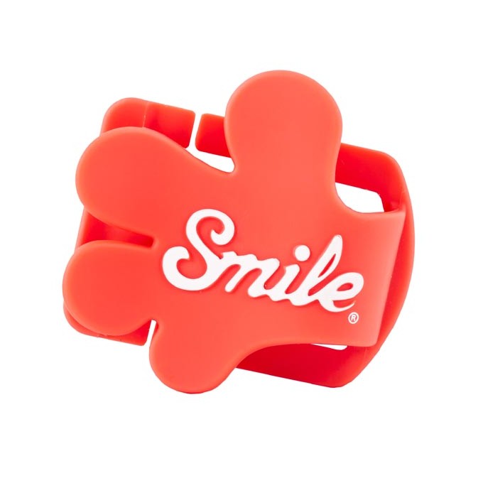Smile klips do mocowania osłony obiektywu Giveme5, czerwony, 16400, EOL