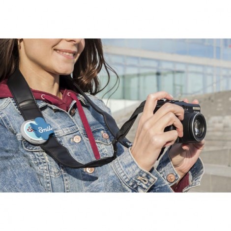 Smile klips do mocowania osłony obiektywu Giveme5, niebieski, 16401, EOL