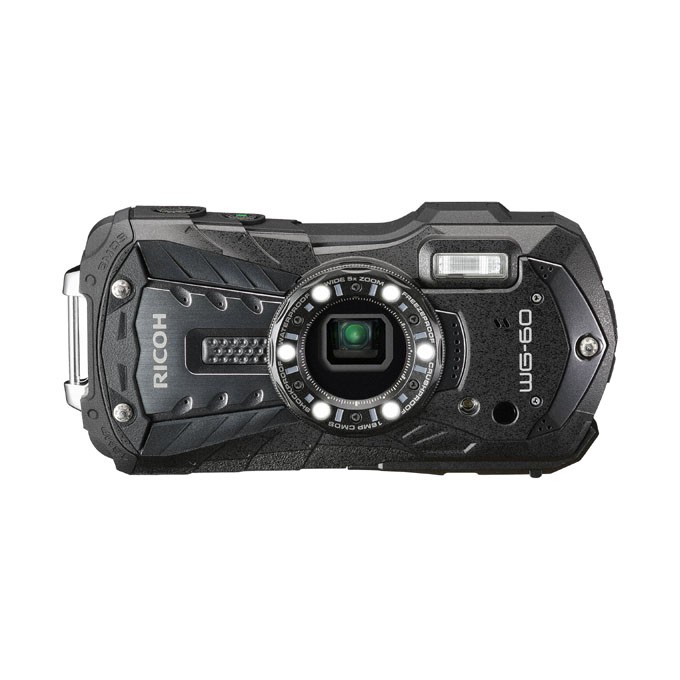 Aparat kompaktowy, WG-60, Ricoh, 3826, czarny