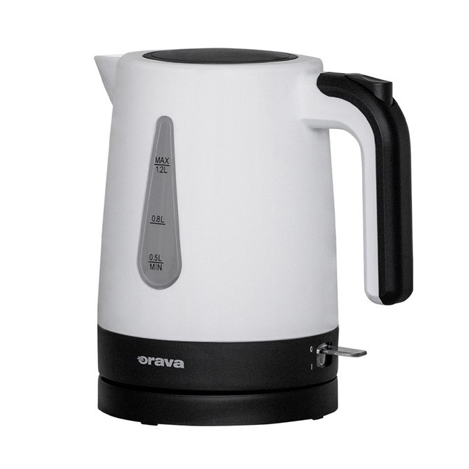 Czajnik bezprzewodowy VK-2015, 1200W, biało-czarny, Orava