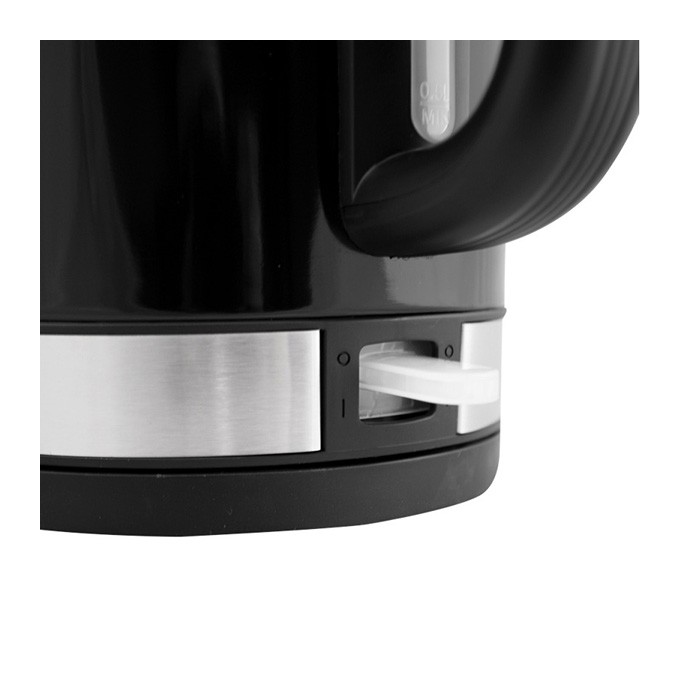 Czajnik ze stali nierdzewnej Hiluxe-2 B, 2000W, czarna, orava