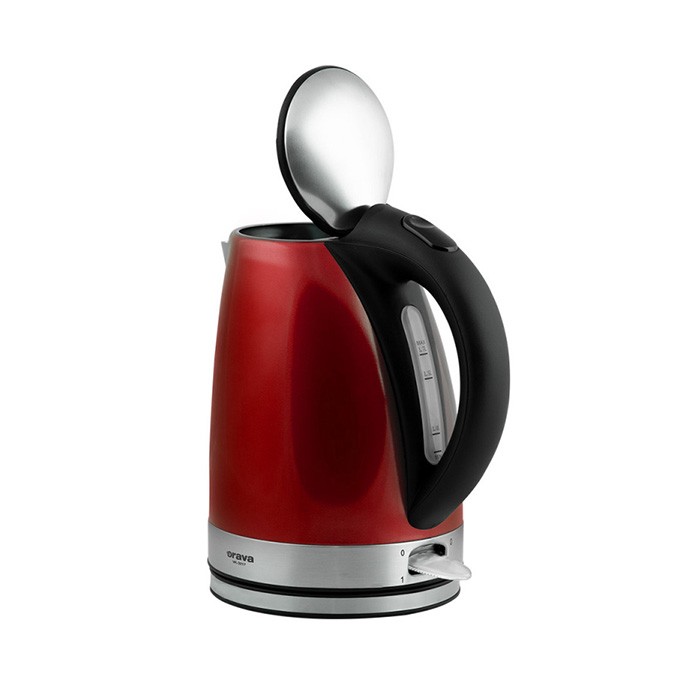 Czajnik ze stali nierdzewnej VK-3217 R, 2000W, czerwona, Orava