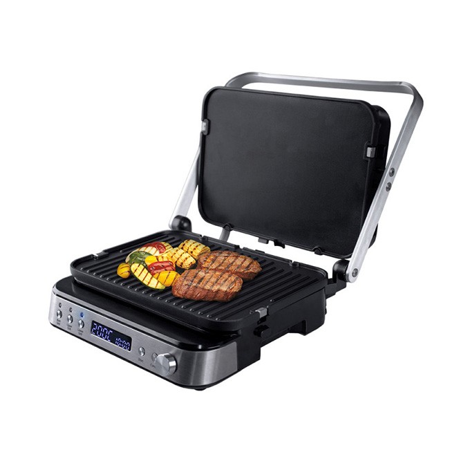 Cyfrowy elektryczny grill kontaktowy Grillchef-3, 2000W, Orava