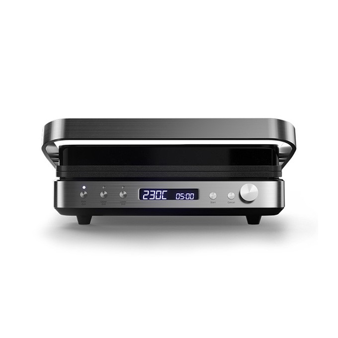 Cyfrowy elektryczny grill kontaktowy Grillchef-3, 2000W, Orava