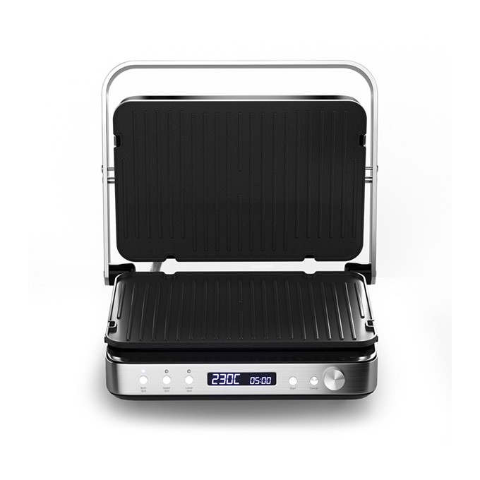 Cyfrowy elektryczny grill kontaktowy Grillchef-3, 2000W, Orava