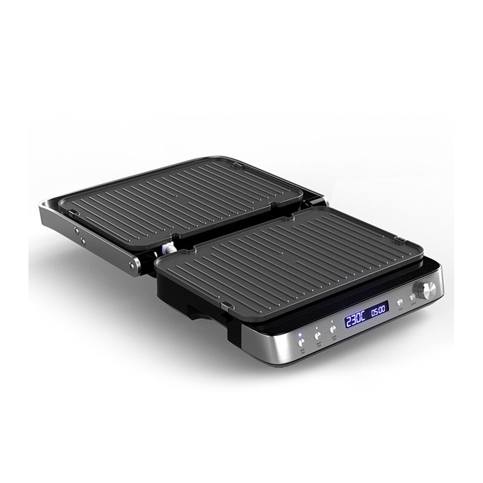 Cyfrowy elektryczny grill kontaktowy Grillchef-3, 2000W, Orava