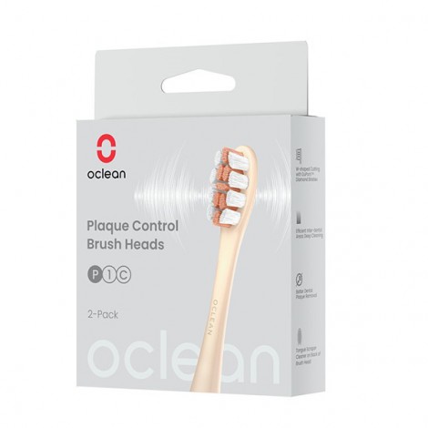 Oclean wymienna końcówka Plaque Control Medium P1C8, złote Oclean wymienna końcówka Plaque Control Medium P1C8, złote