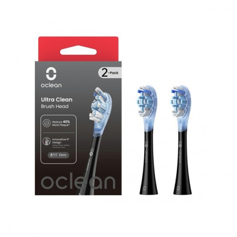 Oclean náhradní hlavice Ultra Clean, UC02 - 2 ks, černé Oclean náhradní hlavice Ultra Clean, UC02 - 2 ks, černé
