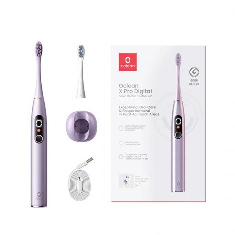 Oclean soniczna Szczoteczka do zębów X Pro Digital, fioletowy Oclean soniczna Szczoteczka do zębów X Pro Digital, fioletowy