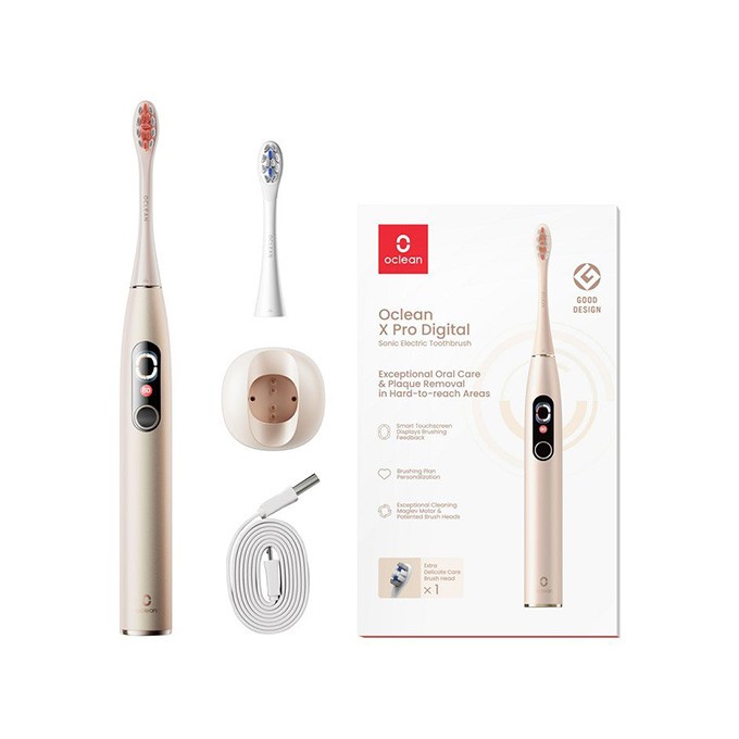 Oclean soniczna Szczoteczka do zębów X Pro Digital, złoty