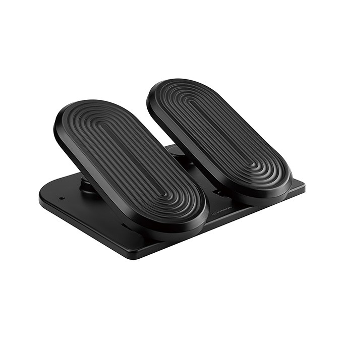 Podstawa ergonomiczna pod nogi, FOOTPODIUM czarny, plastikowy, ULTRADESK