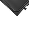 Podstawa ergonomiczna pod nogi, możliwość wyprostowania nóg, czarny, stal, 25 kg nośność, Powerton, regulowana 