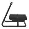 Podstawa ergonomiczna pod nogi, możliwość wyprostowania nóg, czarny, stal, 25 kg nośność, Powerton, regulowana 