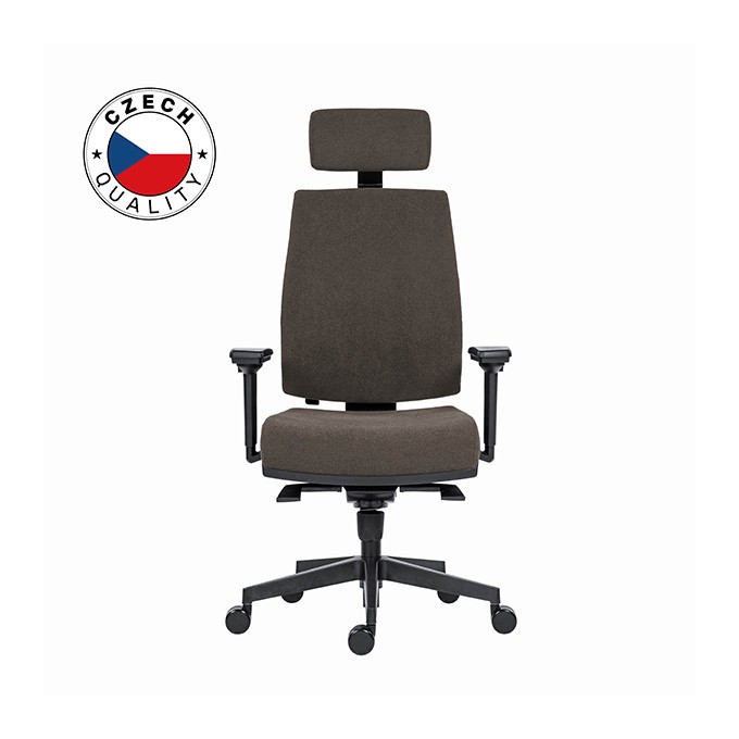 Powerton Ergonomiczny fotel biurowy Jana, Szary