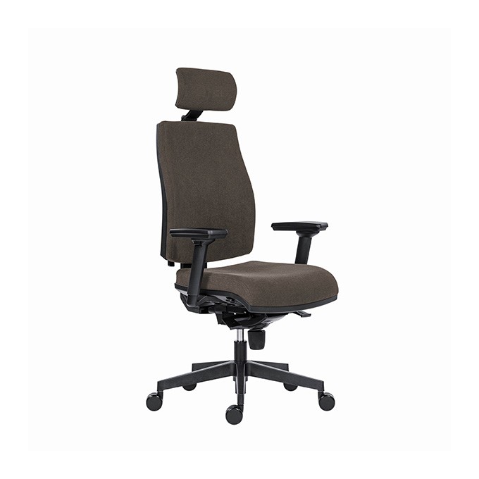 Powerton Ergonomiczny fotel biurowy Jana, Szary