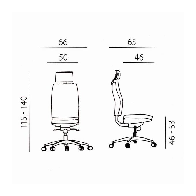 Powerton Ergonomiczny fotel biurowy Jana, Szary