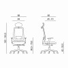 Powerton Ergonomiczny fotel biurowy Lucie, Zielony