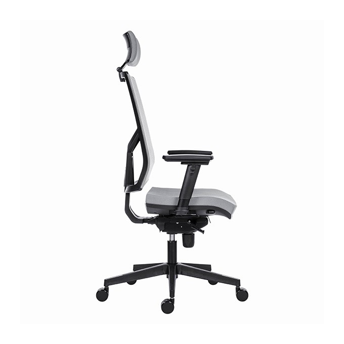 Powerton Ergonomiczny fotel biurowy Marie, Szary