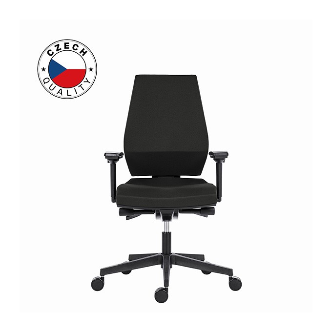 Powerton Ergonomiczny fotel biurowy Sima, Czarny