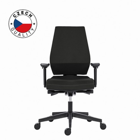 Powerton Ergonomiczny fotel biurowy Sima, Czarny