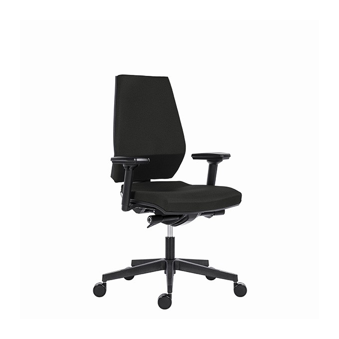 Powerton Ergonomiczny fotel biurowy Sima, Czarny