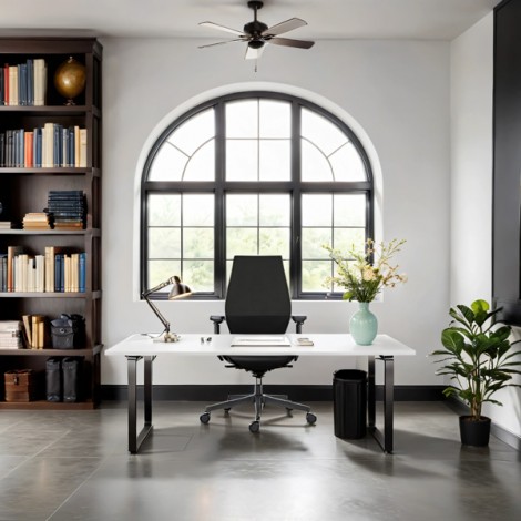 Powerton Ergonomiczny fotel biurowy Sima, Czarny