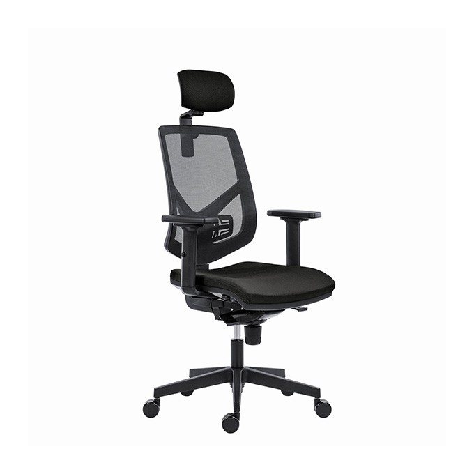 Powerton Ergonomiczny fotel biurowy Tina, Czarny