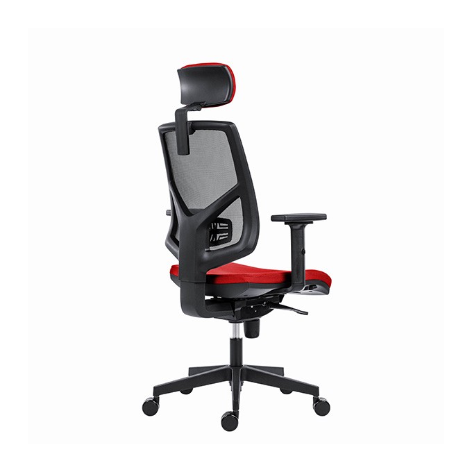 Powerton Ergonomiczny fotel biurowy Tina, Czerwony