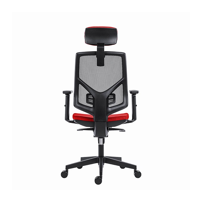 Powerton Ergonomiczny fotel biurowy Tina, Czerwony