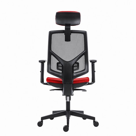 Powerton Ergonomiczny fotel biurowy Tina, Czerwony