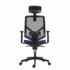 Powerton Ergonomiczny fotel biurowy Tina, Ciemny niebieski