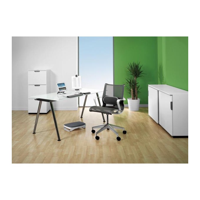 Podkładka/ podpórka pod plecy I-Spire, regulowany pasek, szara, plastikowy, Fellowes