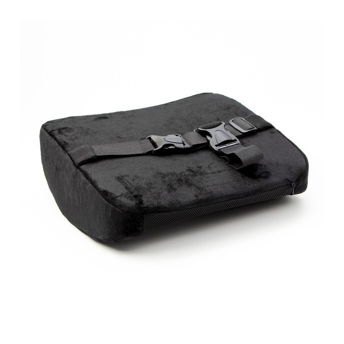 Podparcie lędźwiowe, uniwersalny, ergonomiczna, czarna, pianka z efektem pamięci