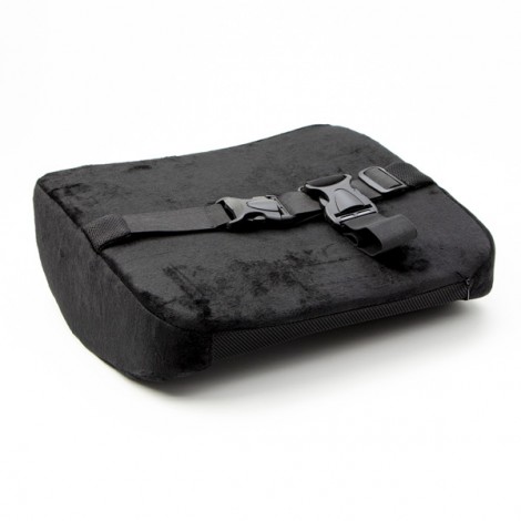 Podparcie lędźwiowe, uniwersalny, ergonomiczna, czarna, pianka z efektem pamięci