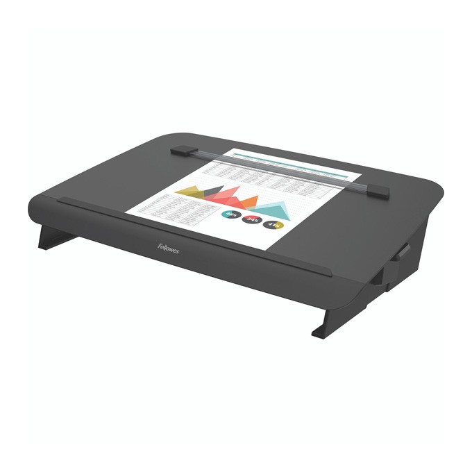 Baza na dokumenty Fellowes HANA stołowy, regulowany kąt nachylenia, czarny, A3, metal, Fellowes