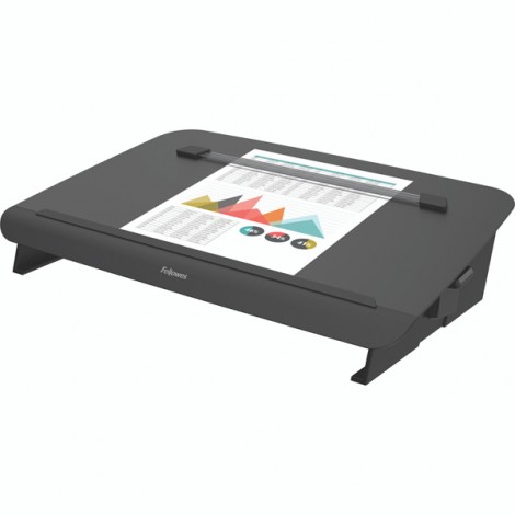 Baza na dokumenty Fellowes HANA stołowy, regulowany kąt nachylenia, czarny, A3, metal, Fellowes