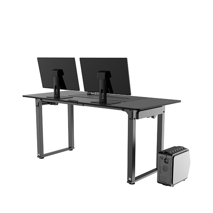 Biurko, elektycznie regulowany, 160X75 cm, 74-116 cm, UPLIFT, z podkładką pod mysz XXL, ULTRADESK