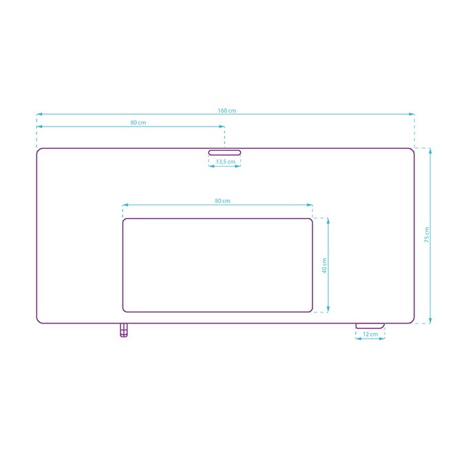 Biurko, elektycznie regulowany, 160X75 cm, 74-116 cm, UPLIFT, z podkładką pod mysz XXL, ULTRADESK