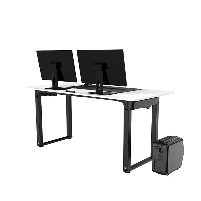 Biurko, elektycznie regulowany, 160x75 cm, 74-116 cm, UPLIFT, z podkładką pod mysz XXL, ULTRADESK