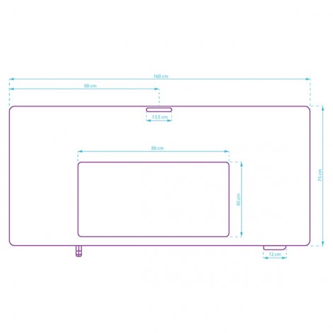 Biurko, elektycznie regulowany, 160x75 cm, 74-116 cm, UPLIFT, z podkładką pod mysz XXL, ULTRADESK