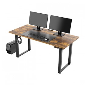 Biurko, elektycznie regulowany, 160x75 cm, 74-116 cm, UPLIFT, z podkładką pod mysz XXL, ULTRADESK