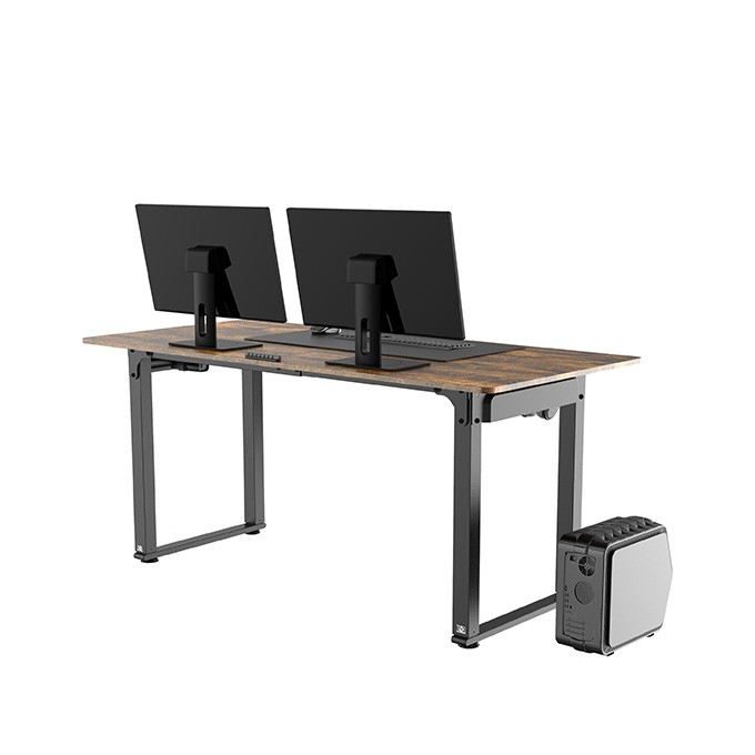 Biurko, elektycznie regulowany, 160x75 cm, 74-116 cm, UPLIFT, z podkładką pod mysz XXL, ULTRADESK